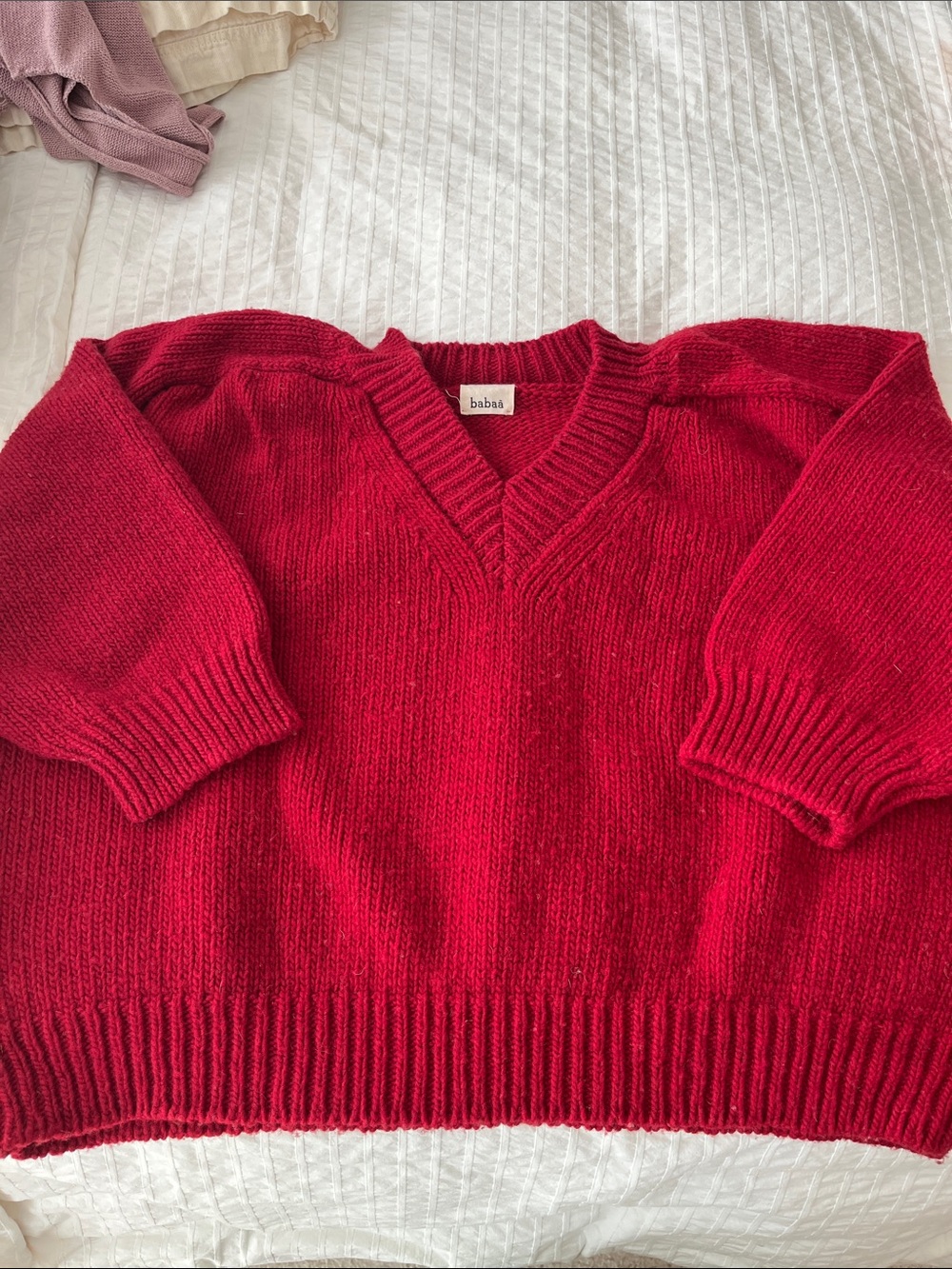Babaa Jumper no 29 in Cereza
